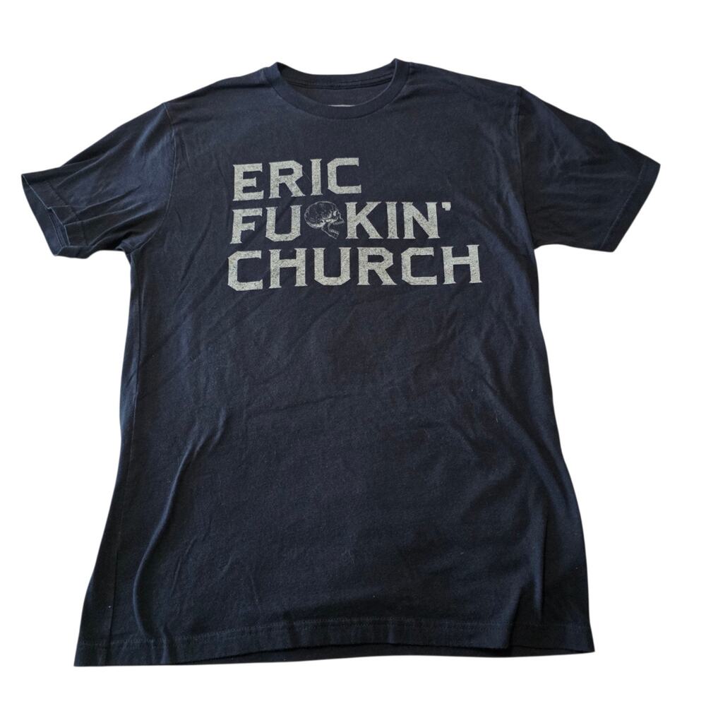 Eric Church Eric F*ckin Church EFC Graphic Concert T-Shirt Black Men's M